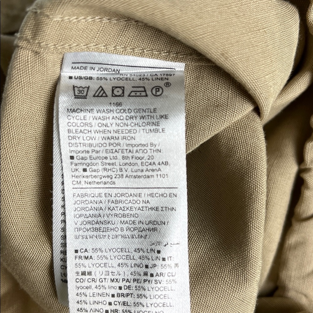 Banana Republic Arcata Tencel Linen Shirt Jacket Sz M - Picture 7 of 7